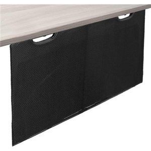 Black 30 inch Under Desk Privacy & Cable Management Organizer Sleeve,Wire Hider